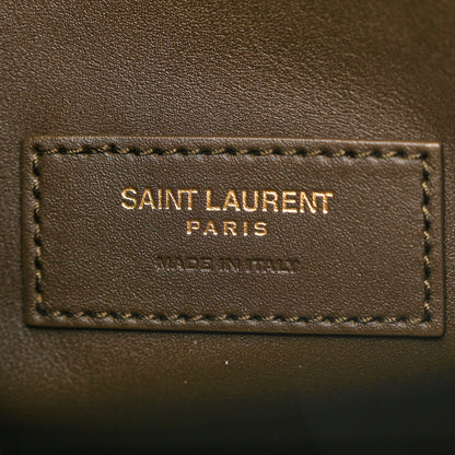 Saint Laurent Smooth Calfskin Small Le 5 A 7 Soft Hobo Light Musk 6 of 11