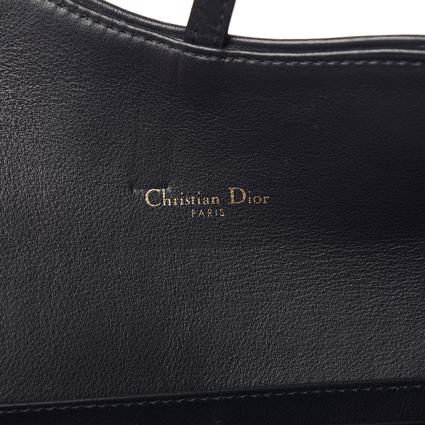 Oblique Saddle Chain Long Wallet Blue