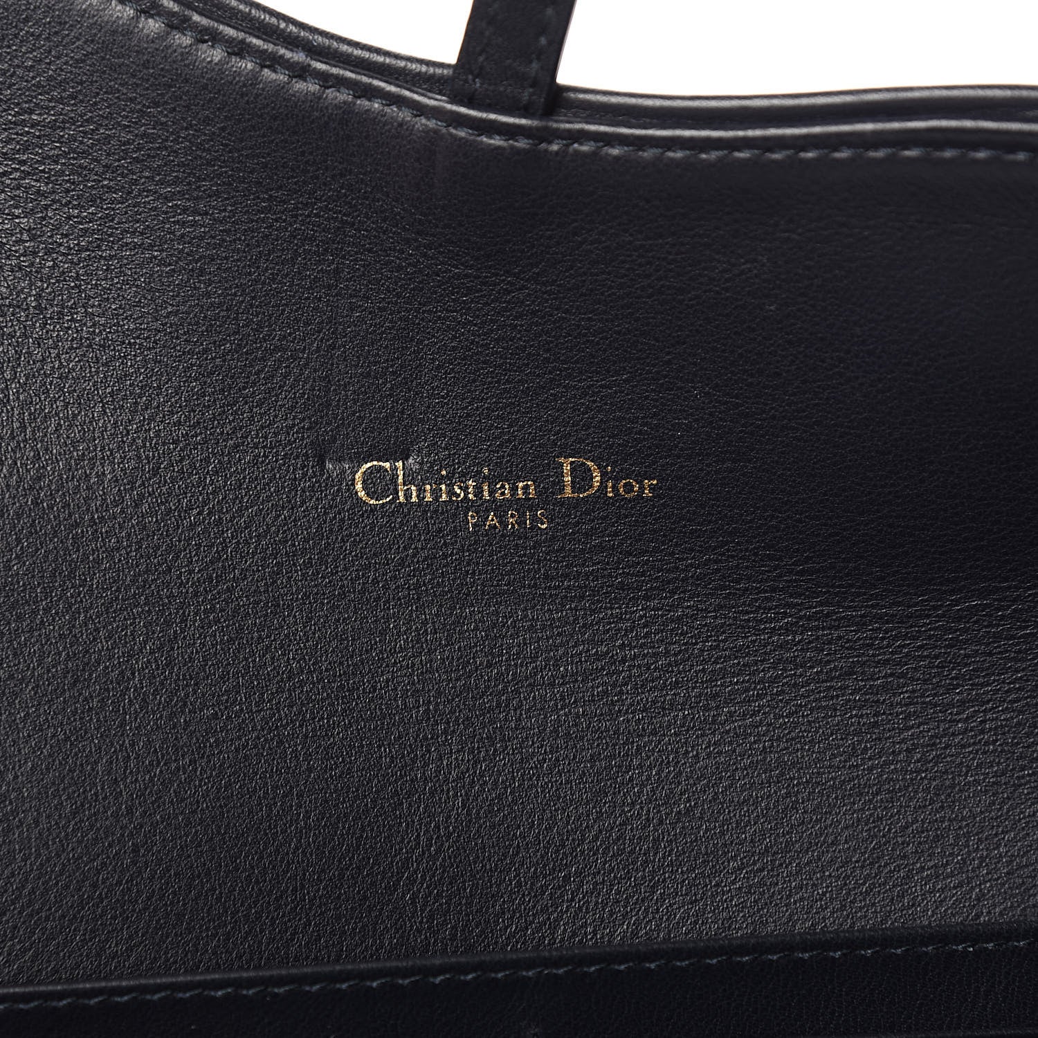 Christian Dior Oblique Saddle Chain Long Wallet Blue 6 of 12