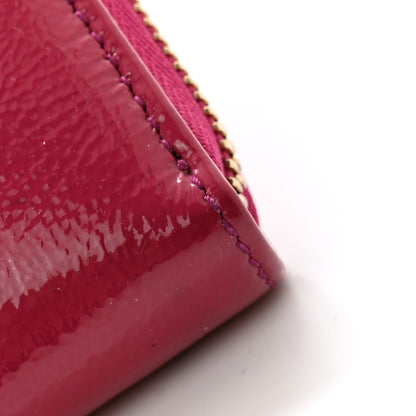 Gucci Patent Soho Zip Around Wallet Bright Bougainvillea 9 of 11