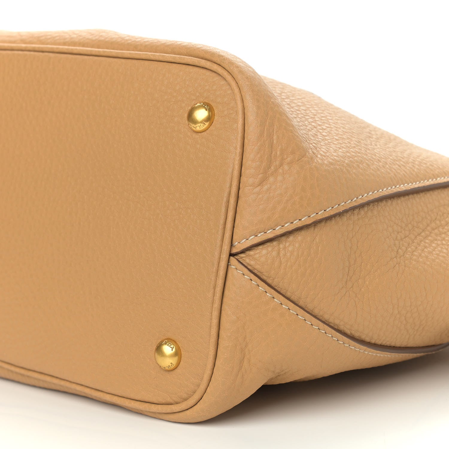 Prada Vitello Daino Shopping Tote Sughero 10 of 15