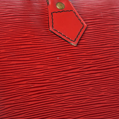 Louis Vuitton Epi Speedy 30 Castillan Red 25 of 39
