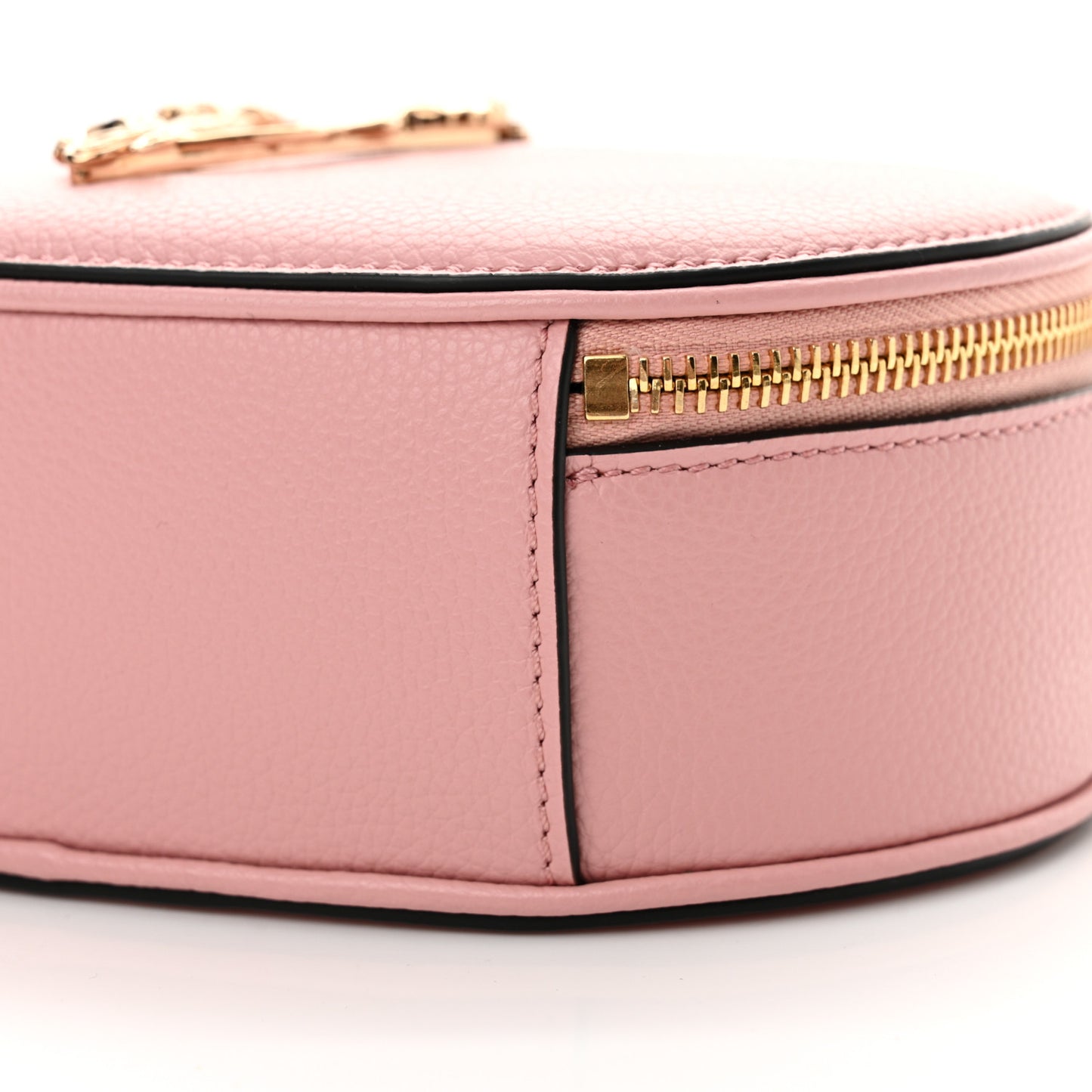 Grainy Calfskin Virtus Top Handle Camera Bag Pink