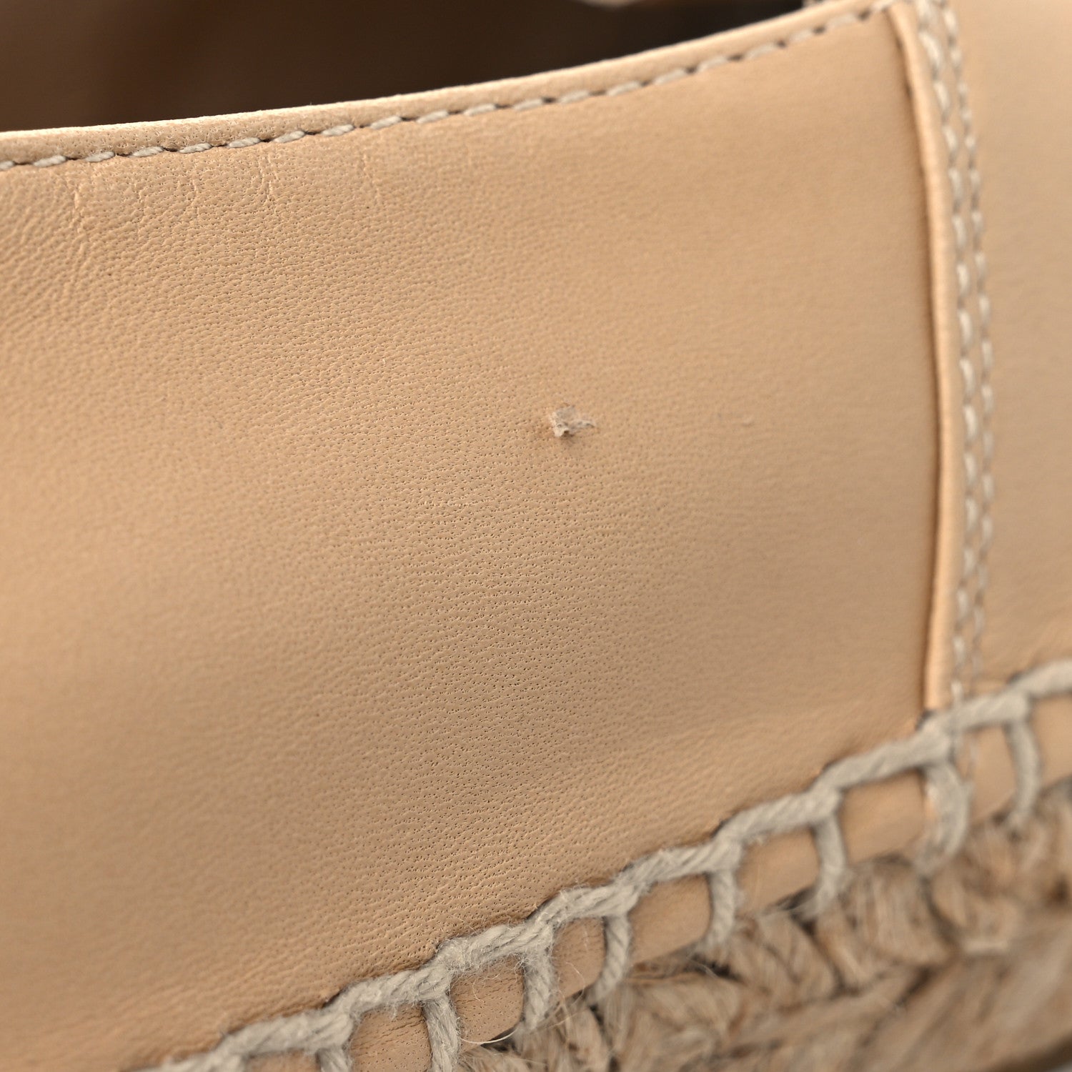 Chanel Lambskin CC Espadrilles 38 Beige Black 11 of 12