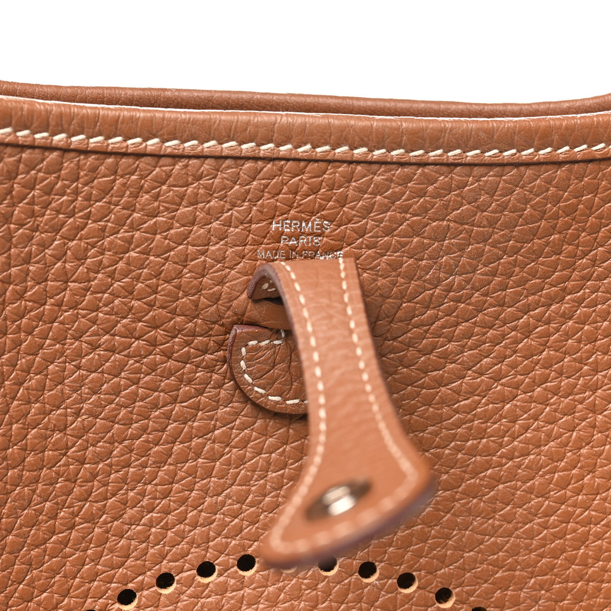 Hermes Taurillon Clemence Evelyne TPM Gold 7 of 12