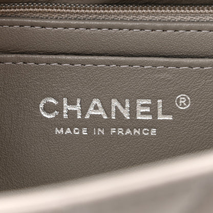 Chanel Lambskin Quilted Mini Rectangular Flap Grey 6 of 10