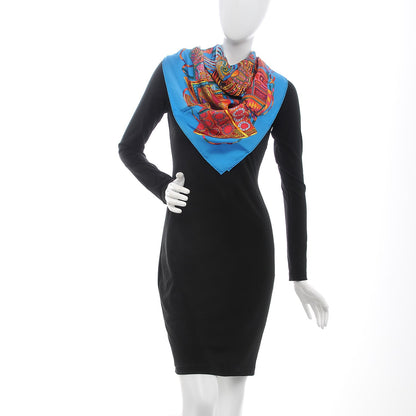 Hermes Silk Voyage En Etoffes Scarf 90 2 of 6