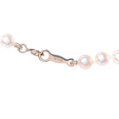 Mikimoto 18K Yellow Gold Akoya Pearl 3.5-7.5mm Graduated Strand Necklace 17 5 of 5