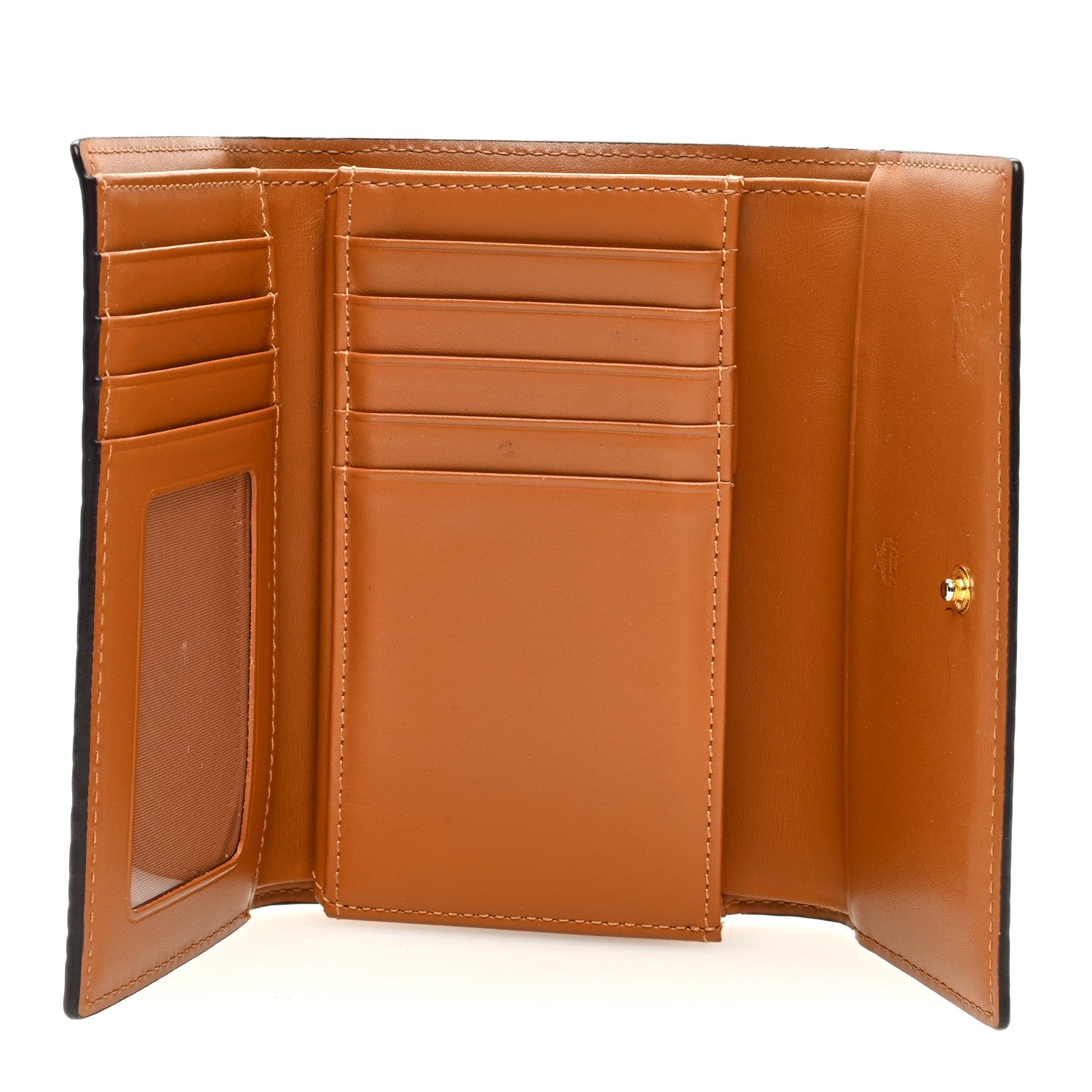 MCM Visetos Tri-Fold Wallet Cognac 5 of 6