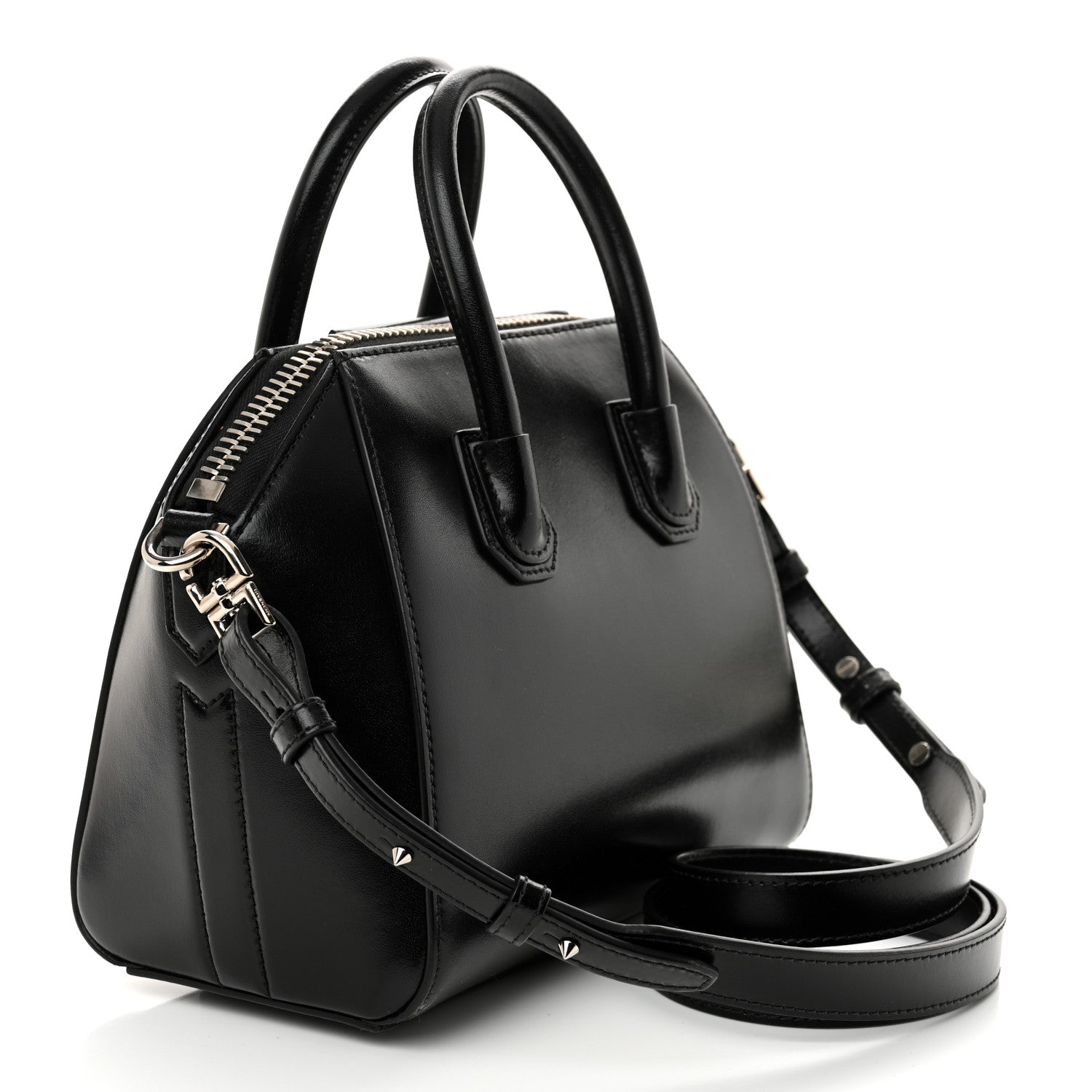 Givenchy Shiny Lord Calfskin Mini Antigona Black 3 of 10
