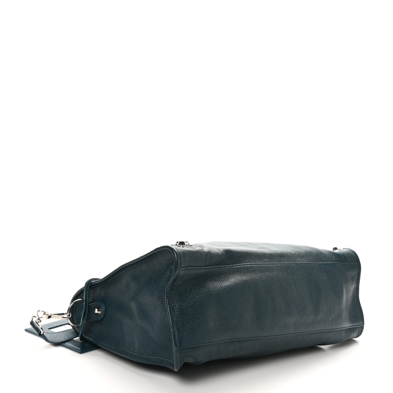 Balenciaga Chevre Gold Metallic Edge Hardware City Bleu Paon 5 of 11