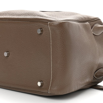 Hermes Taurillon Clemence Lindy 30 Etoupe 10 of 18