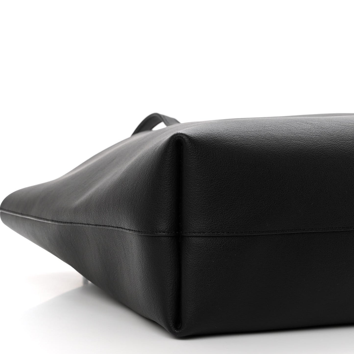 Calfskin Large Shopping Tote Black