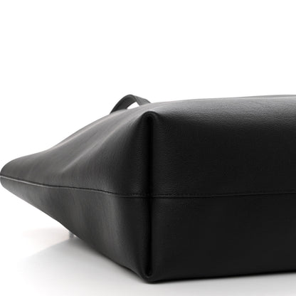 Saint Laurent Calfskin Large Shopping Tote Black 10 of 11