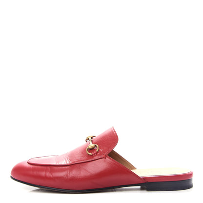 Gucci Malaga Kid Womens Princetown Slippers 40 Hibiscus Red 1 of 11