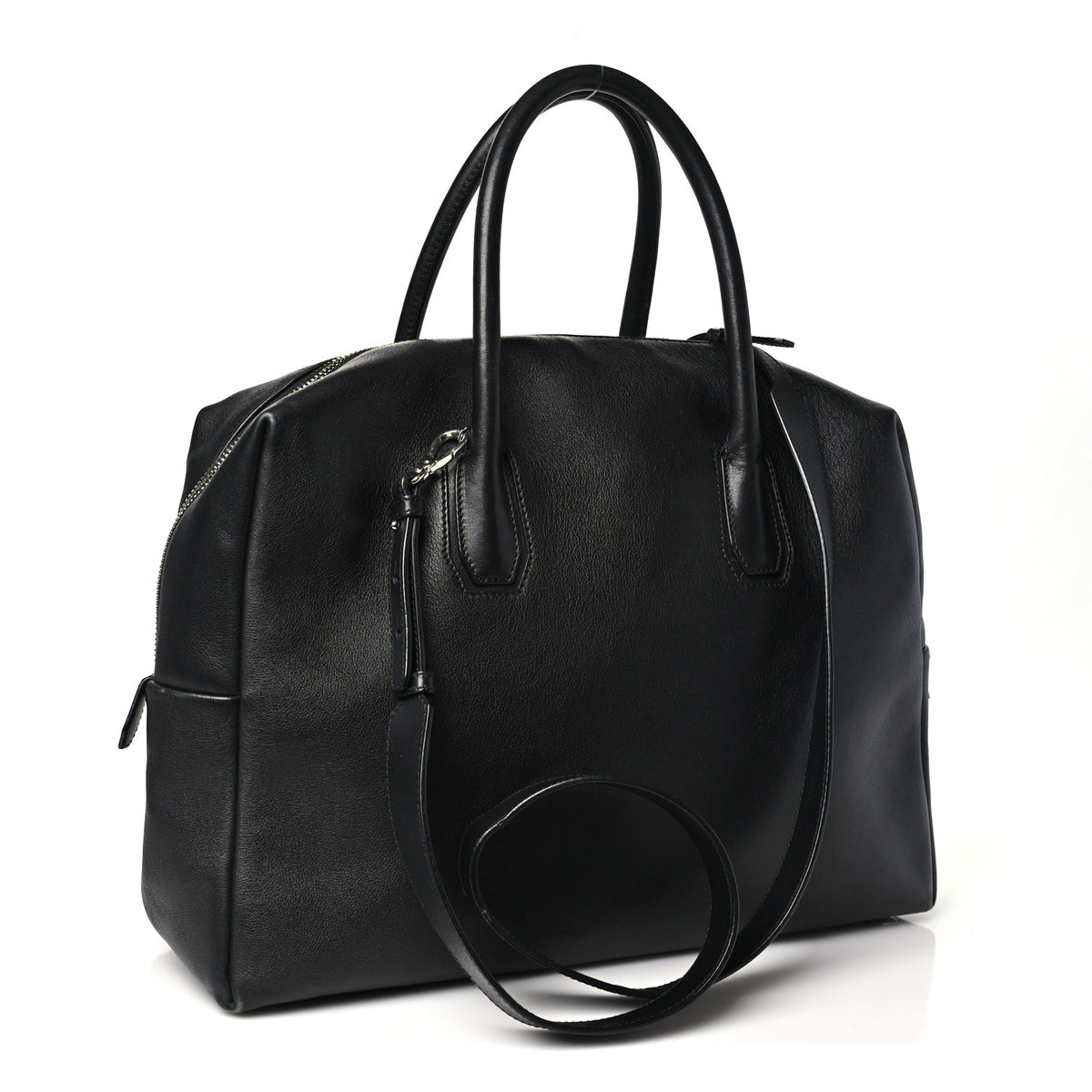 Calfskin Boston Bag Black