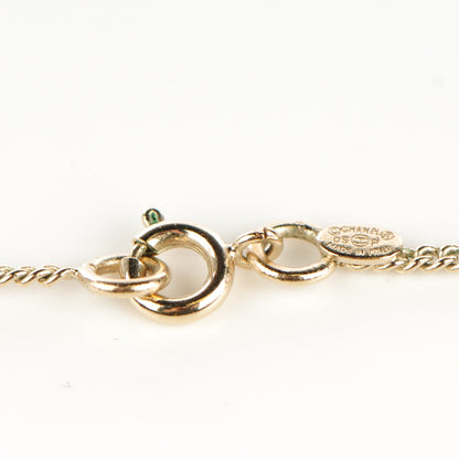 Chanel Enamel CC Camellia Necklace Gold 3 of 4