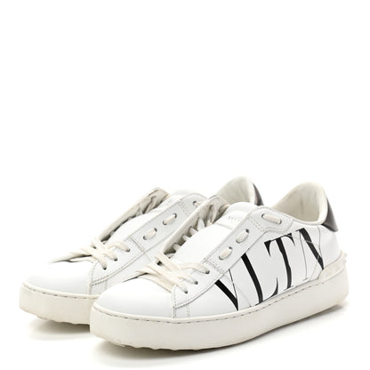 Valentino Garavani Calfskin VLTN Rockstud Open Sneakers 36 White 3 of 10
