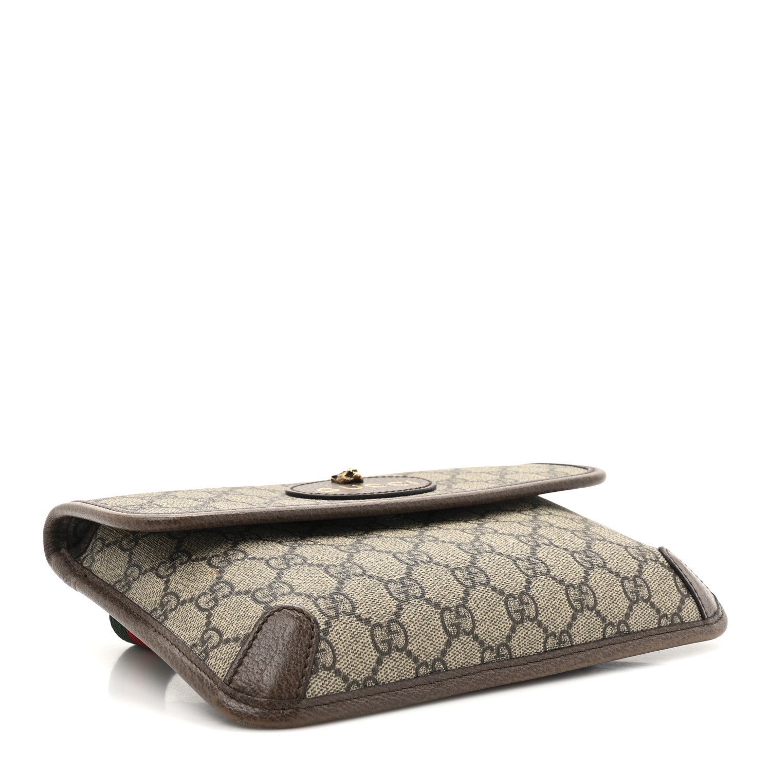 Gucci GG Supreme Monogram Neo Vintage Web Belt Bag Brown 4 of 13