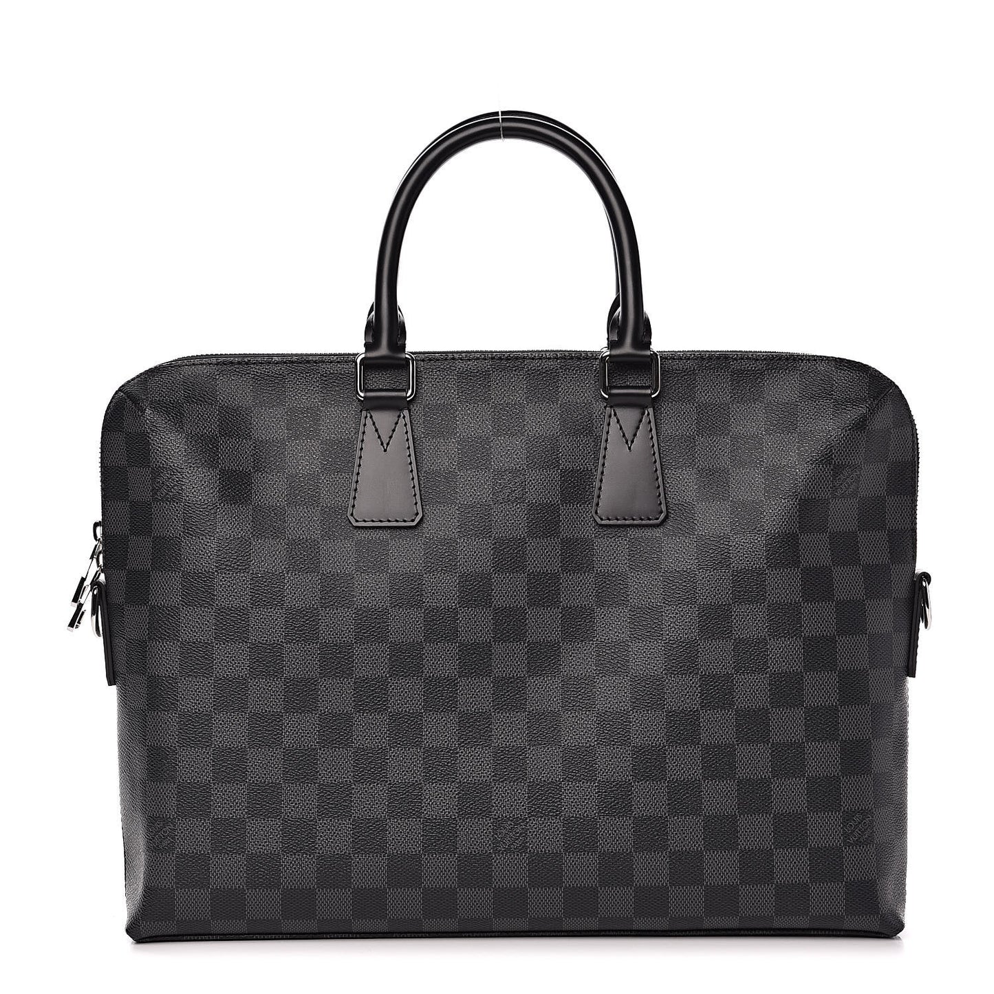 Damier Graphite Porte-Documents Jour