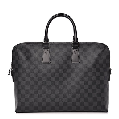 Louis Vuitton Damier Graphite Porte-Documents Jour 1 of 9