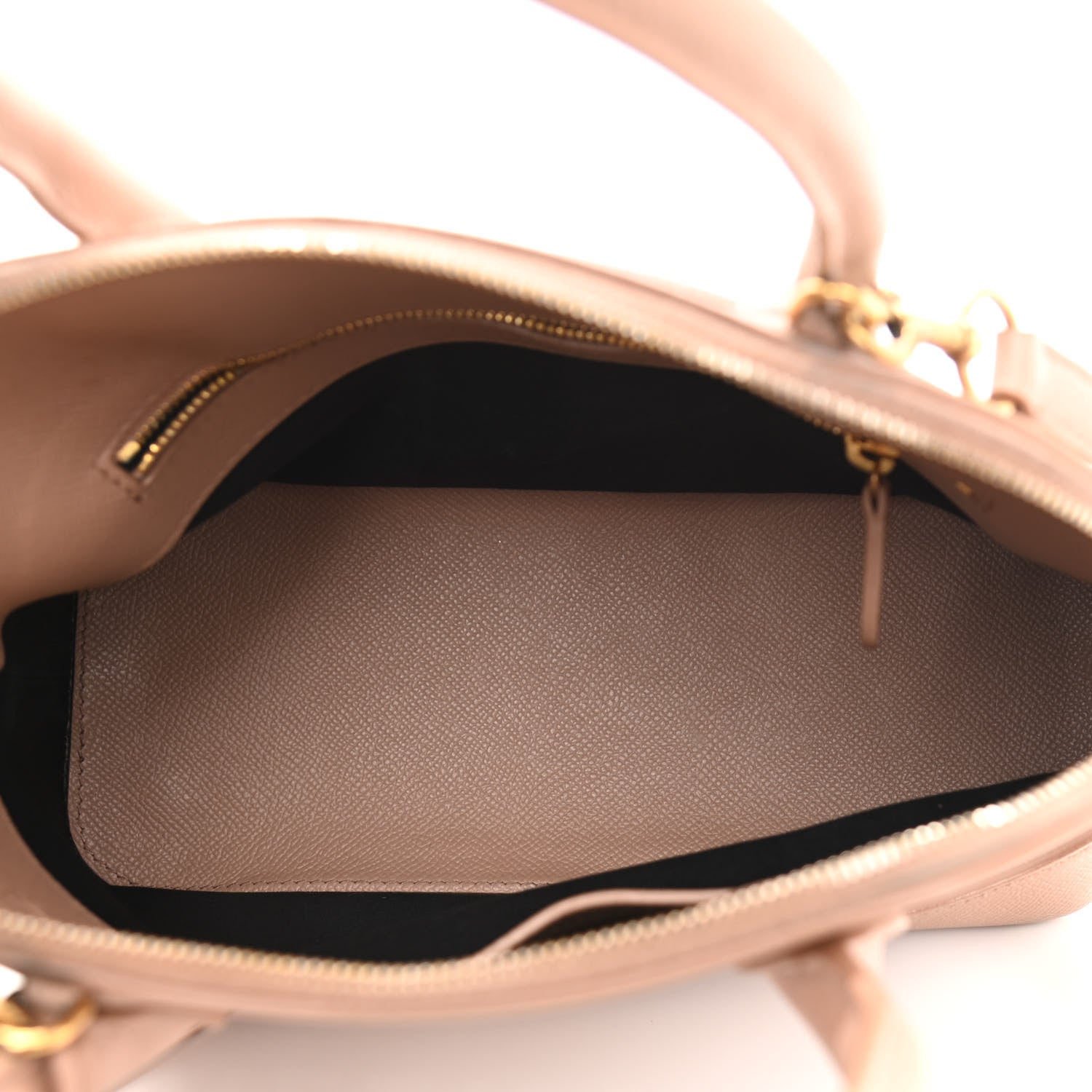 Balenciaga Grained Calfskin S Ville Top Handle Bag Beige Tapioca 4 of 23
