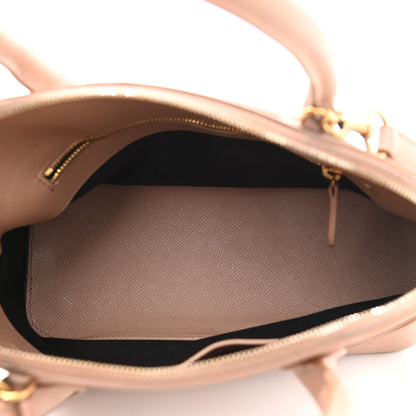 Balenciaga Grained Calfskin S Ville Top Handle Bag Beige Tapioca 4 of 23