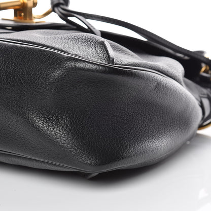 Chloe Grained Lambskin Calfskin Medium Lexa Shoulder Bag Black 7 of 19