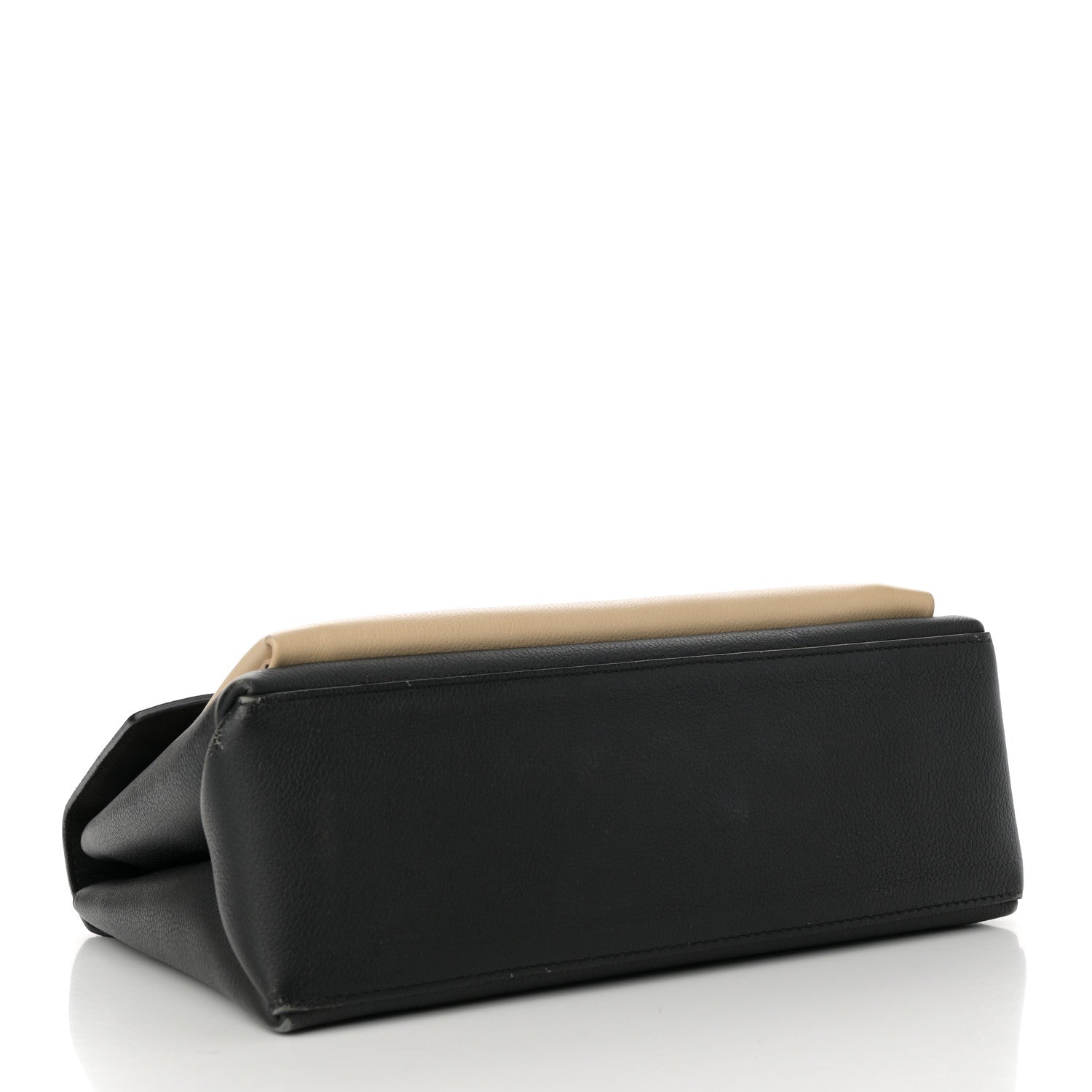 Louis Vuitton Soft Calfskin My Lockme Top Handle Vanille Black 4 of 13