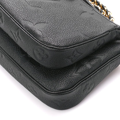 Louis Vuitton Empreinte Monogram Giant Multi Pochette Accessories Black 12 of 13