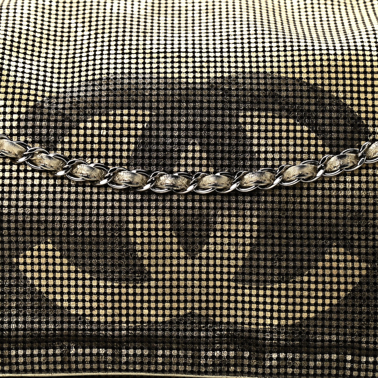 Chanel Metallic Lambskin Perforated Hollywood Accordion Flap Bag Gold 7 of 12