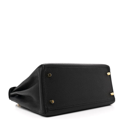 Hermes Togo Kelly Retourne 28 Black 4 of 12