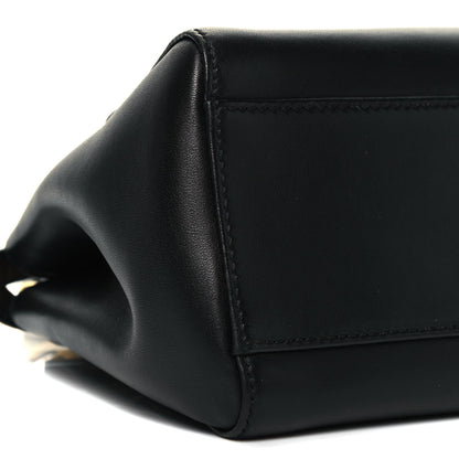 Fendi Nappa Mini Peekaboo Iconic Satchel Black 8 of 9