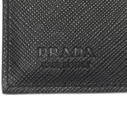 Prada X UNIVERSAL STUDIOS Saffiano Frankenstein Heart Studded Bi-Fold Wallet Fuxia 6 of 7