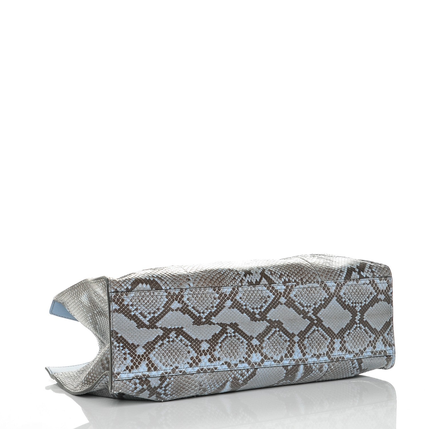 Gucci Python Medium Jackie Top Handle Bag Aquamarine 4 of 9