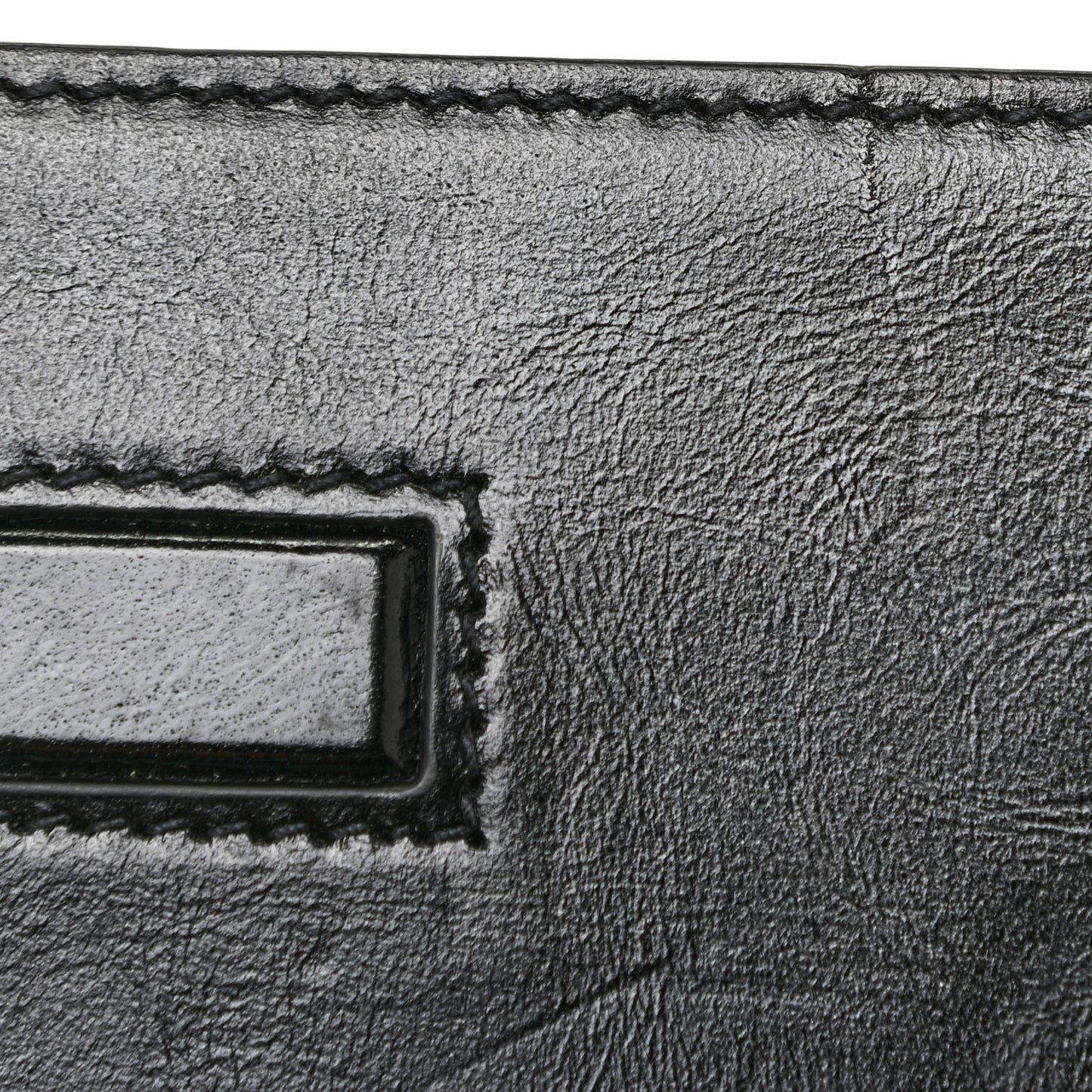 Calfskin Fetiche Long Clutch Black
