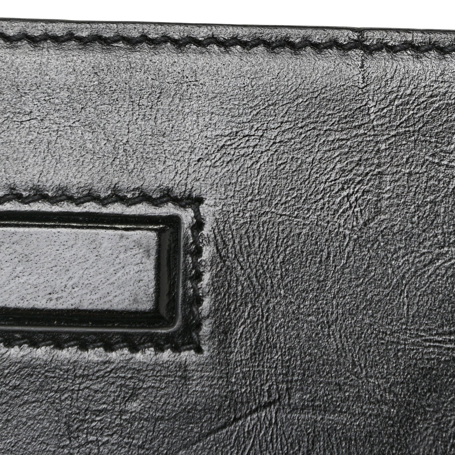 Saint Laurent Calfskin Fetiche Long Clutch Black 15 of 20