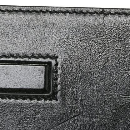 Saint Laurent Calfskin Fetiche Long Clutch Black 15 of 20