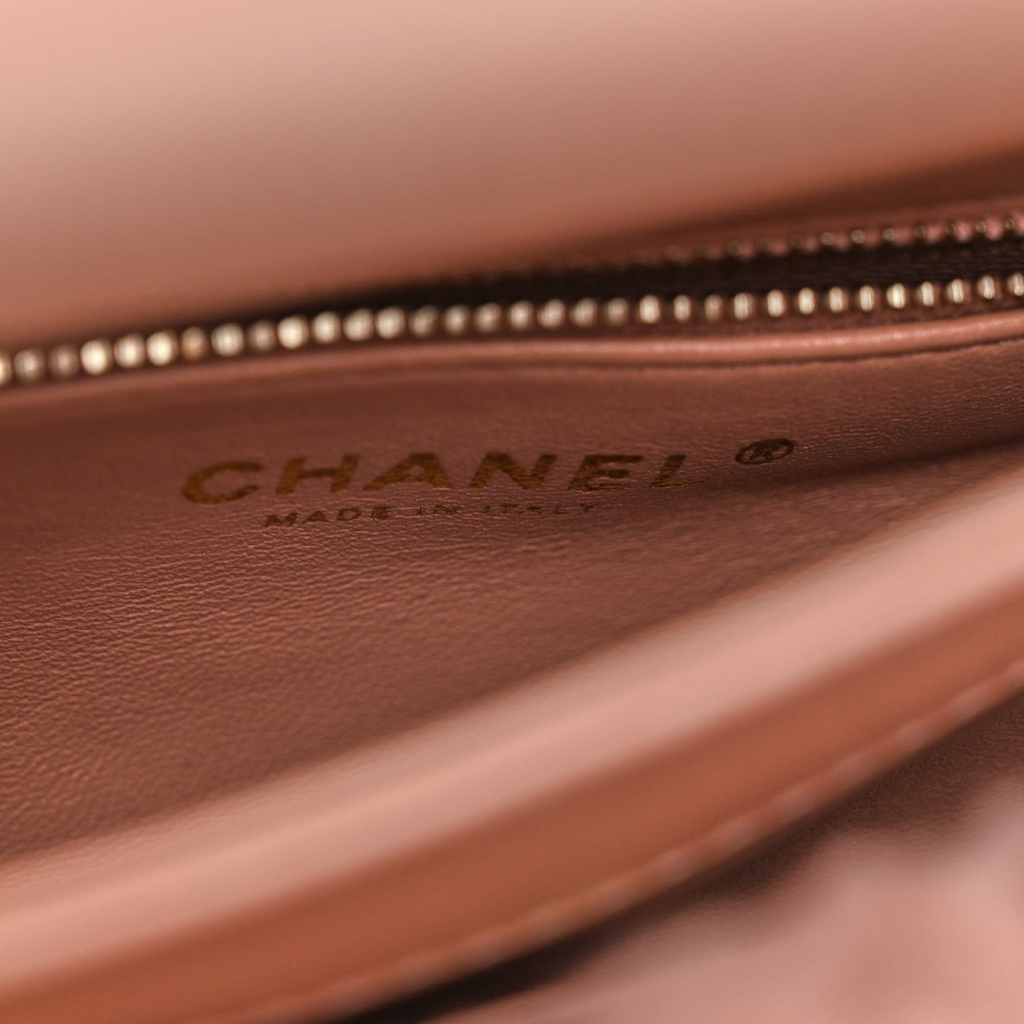 Shearling Lambskin Quilted Small Chain Top Handle Flap Pink