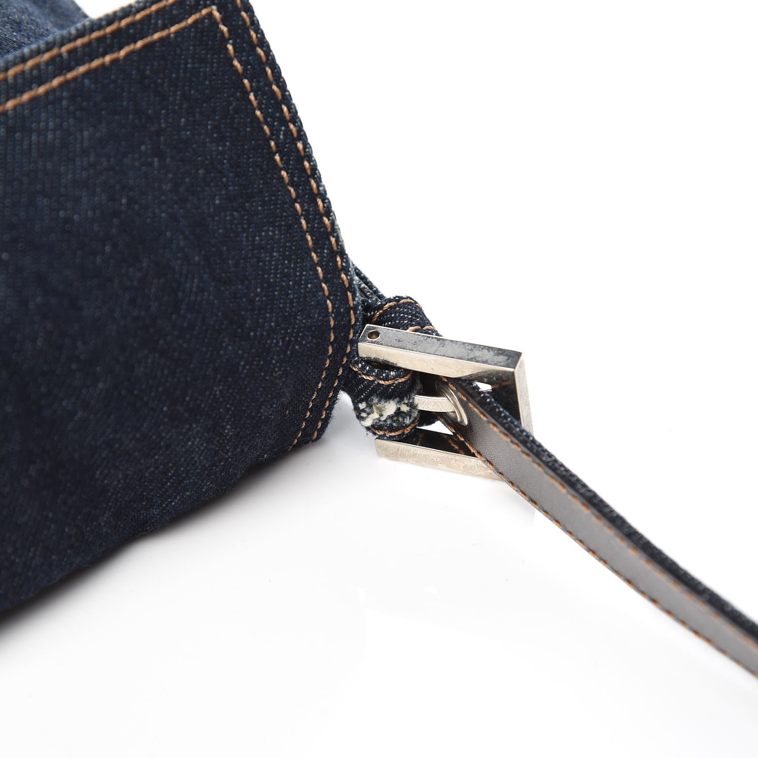 Fendi Denim Baguette Blue 8 of 12