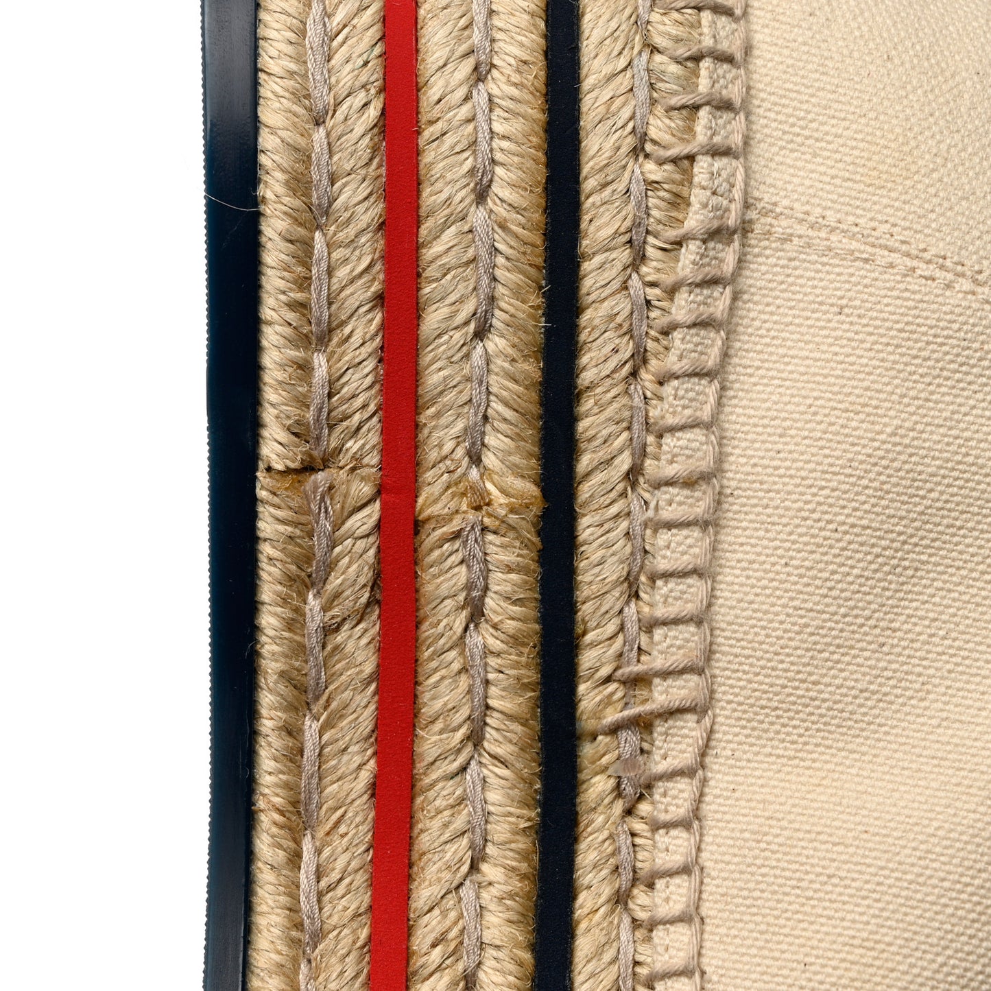 Canvas Logo Lace-Up Platform Espadrilles 38 Greggio Grege