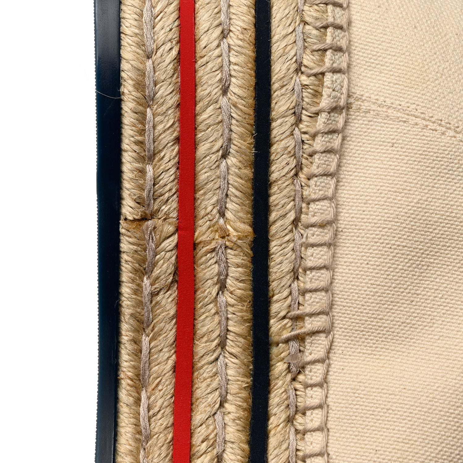 Gucci Canvas Logo Lace-Up Platform Espadrilles 38 Greggio Grege 10 of 13