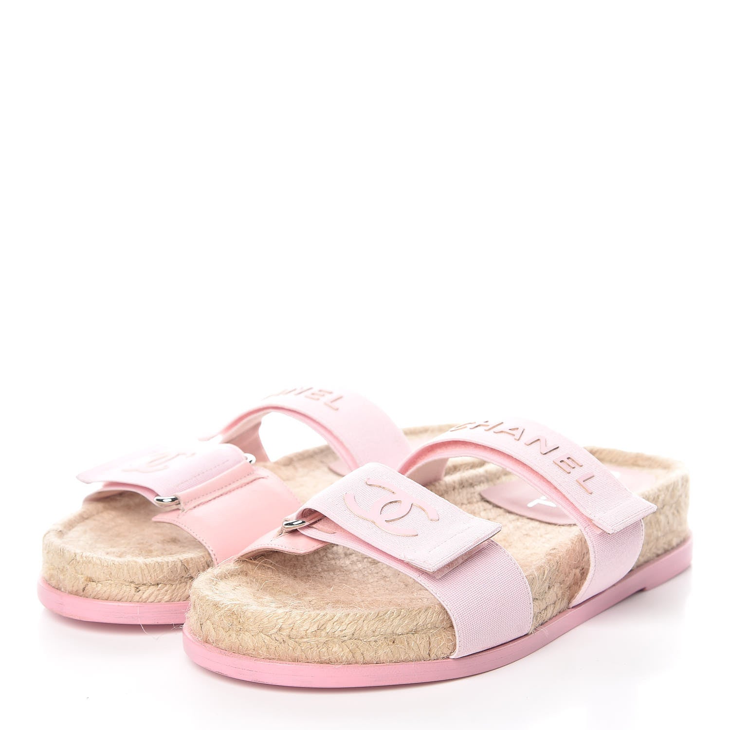 Chanel Lambskin Mules Elastic 36 Pink 3 of 11