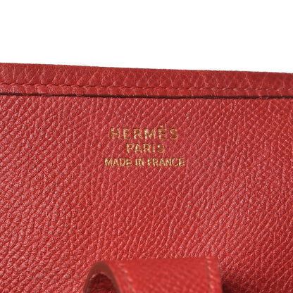 Hermes Courchevel Evelyne GM Rouge Vif 6 of 15
