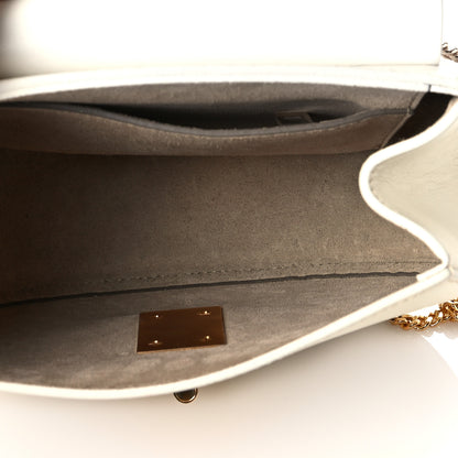 Chloe Calfskin Mini Drew Shoulder Bag White 6 of 14