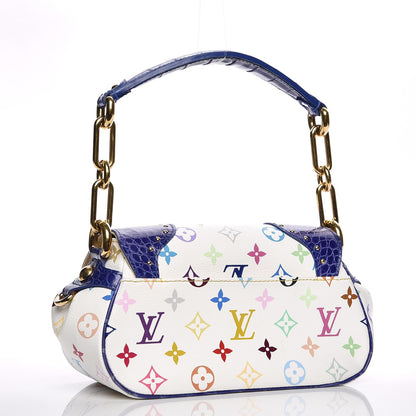 Louis Vuitton Alligator Monogram Multicolor Marilyn White 3 of 8