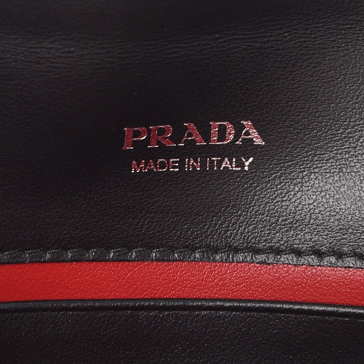 Prada Spazzolato Logo Envelope Clutch Nero Black 6 of 7