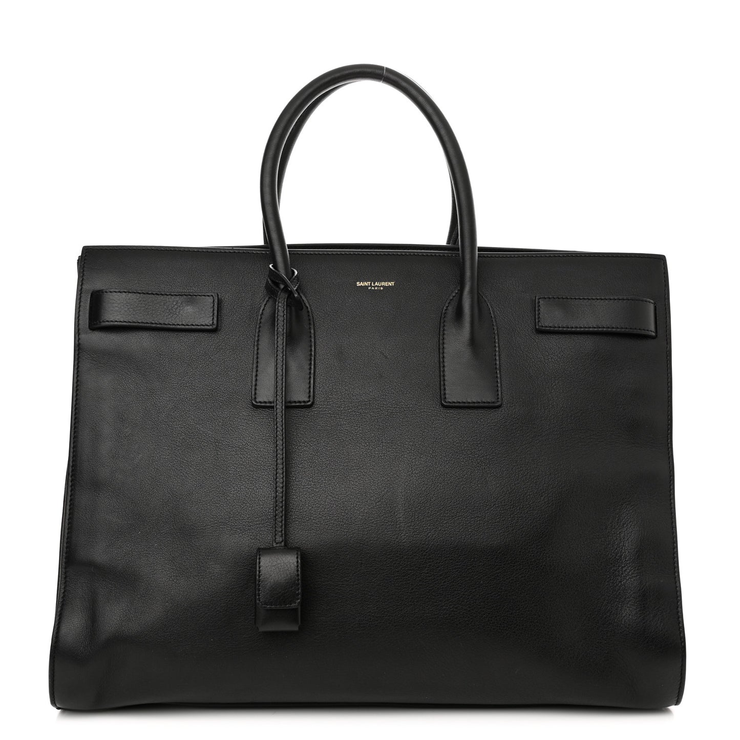 Calfskin Large Sac De Jour Carryall Black