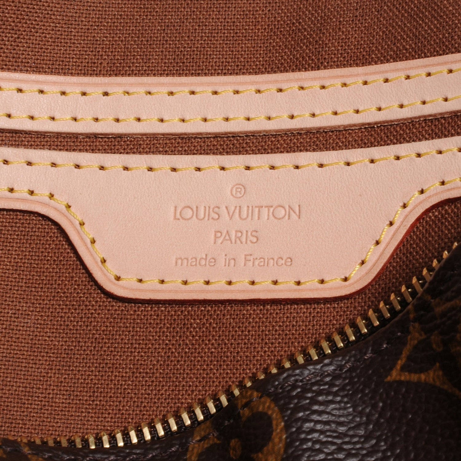 Louis Vuitton Monogram Cabas Mezzo 6 of 7