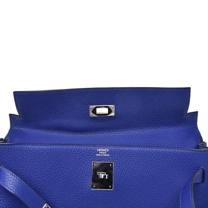 Hermes Togo Kelly Retourne 32 Bleu Electrique 25 of 37